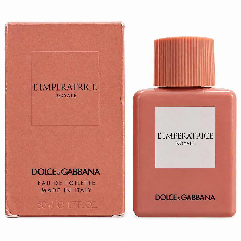 Dolce & Gabbana L’Impératrice Royale 50 mL pink bottle and matching box
