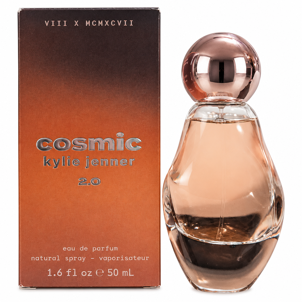 Cosmic 2.0 by Kylie Jenner 50 mL perfume bottle and matching box