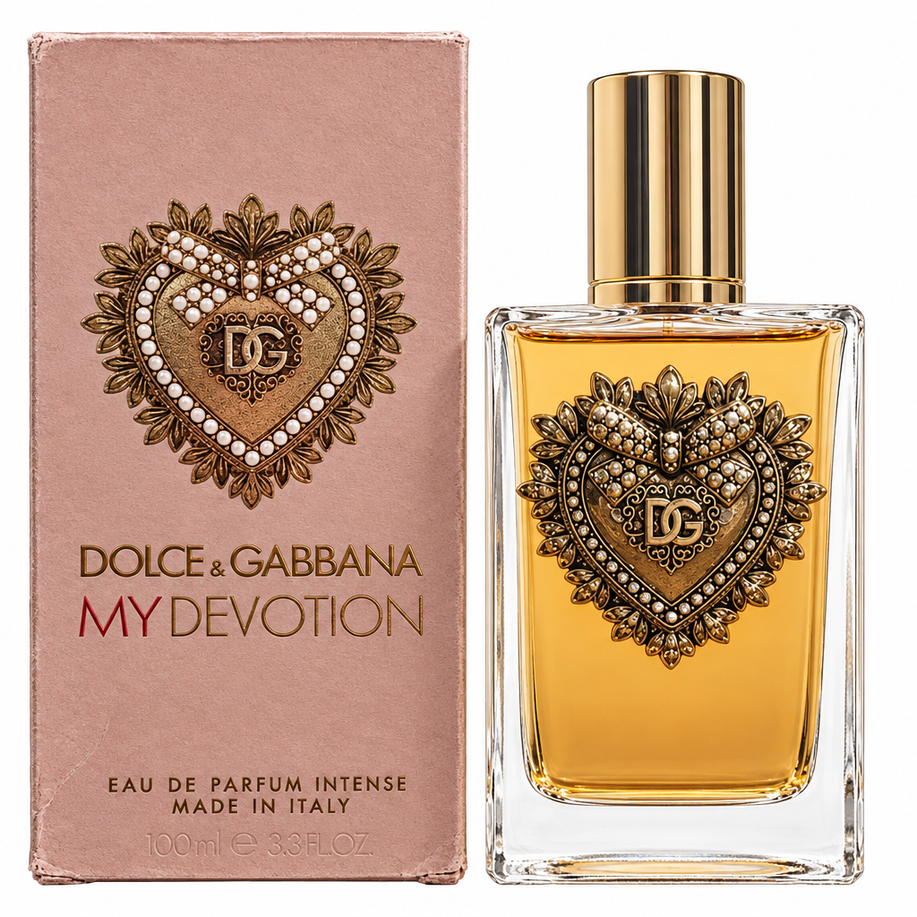 Dolce & Gabbana My Devotion 100 mL bottle and pink box